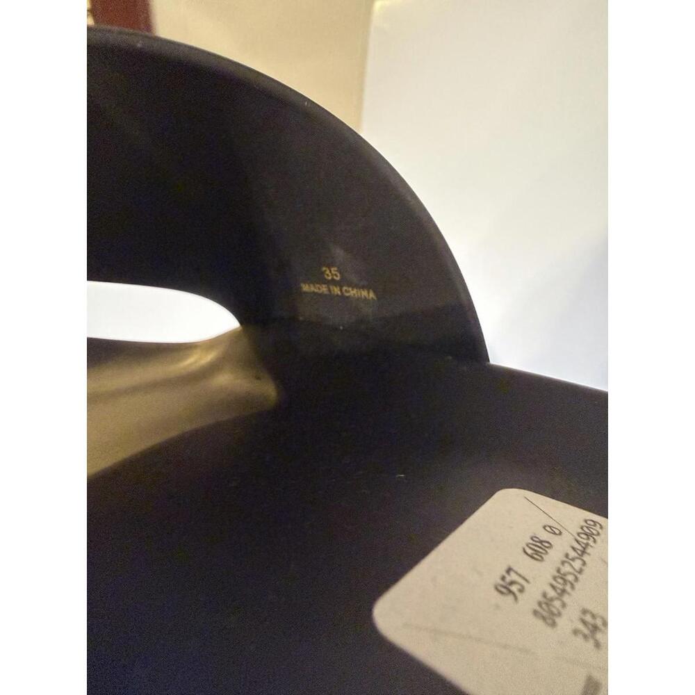 Versace Black Greca Logo Slide Sandals Women’s EU 35 New No Box - Picture 4 of 5